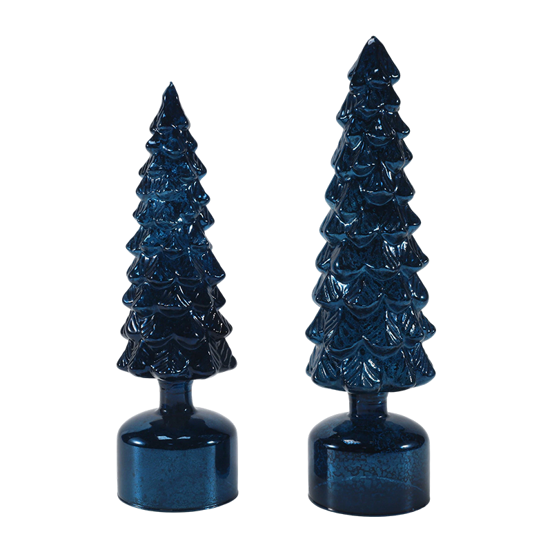 10×25 & 10×28cm DUCTUS Lux Sursum Rotating Arbor Vitri Nativitatis Festiva Ornamenta