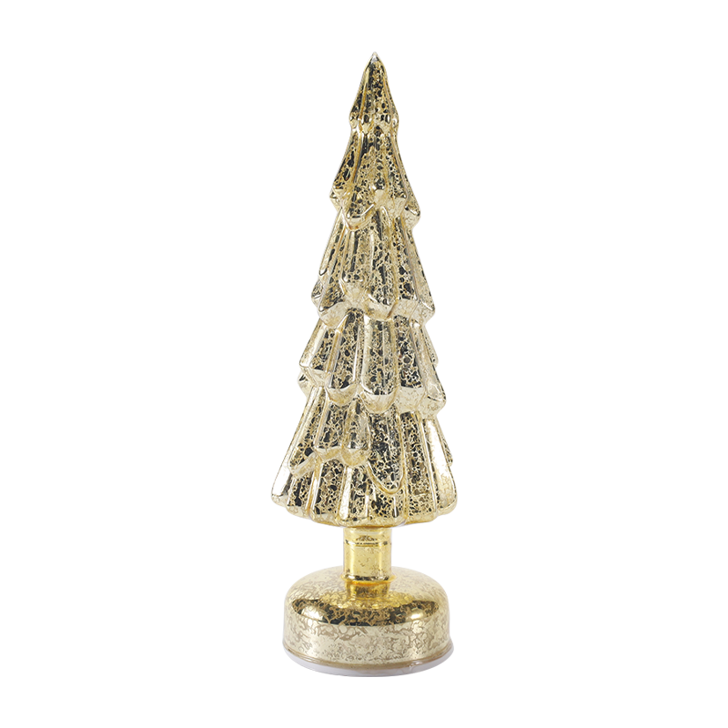 10×35cm Rotating Serena Vitri Arbor Nativitatis cum tepido DUXERIT Glow