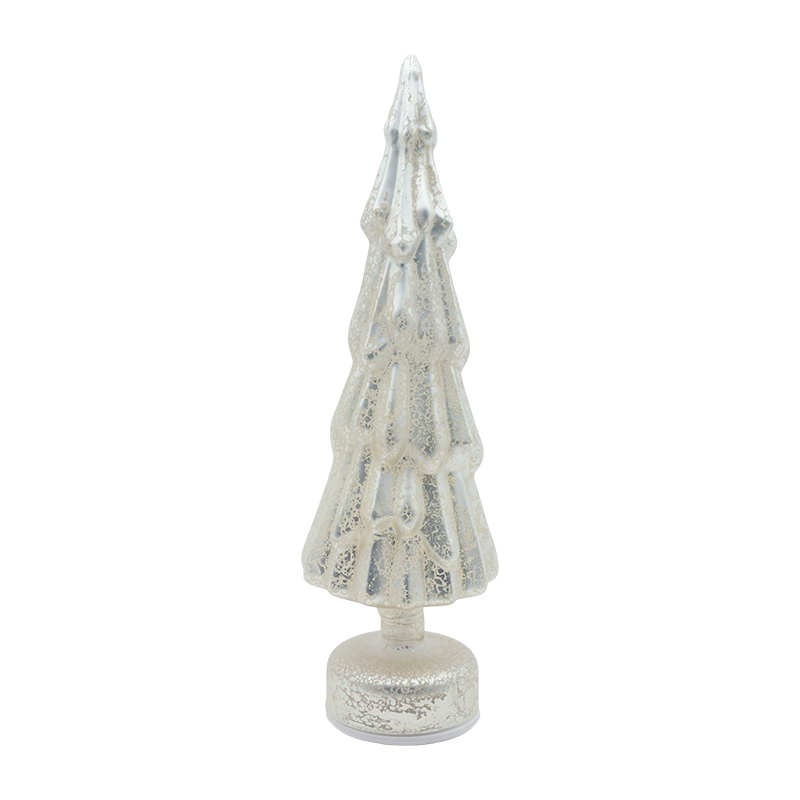 10×35cm Rotating Serena Vitri Arbor Nativitatis cum tepido DUXERIT Glow