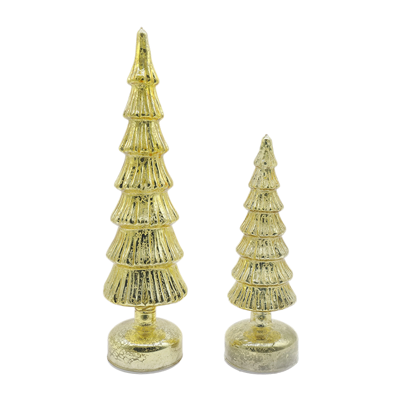 10×28 & 10×33cm Rotating Vitri Arbor Nativitatis Set - 2-Piece Festive Decor