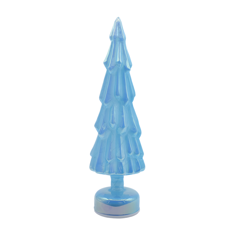 10×35cm Rotating Serena Vitri Arbor Nativitatis cum tepido DUXERIT Glow