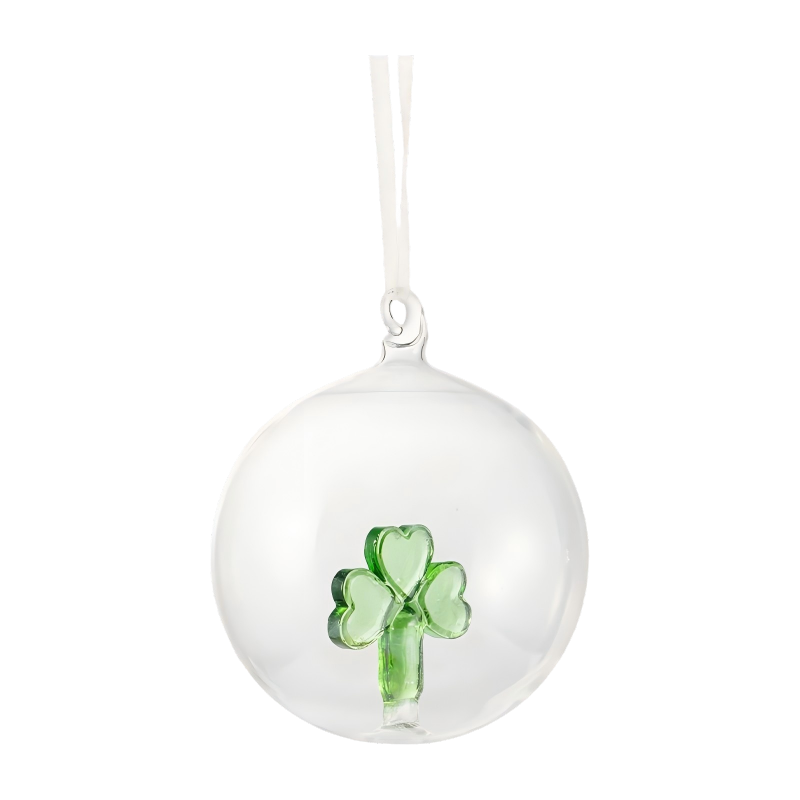 8cm Hand-inflantur christmas Vitrei Ornamentum Set