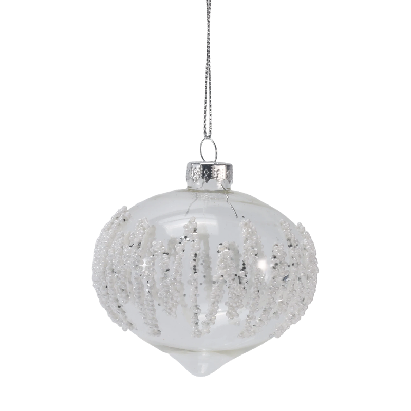 8cm Globus Ornament Glacialis Glacialis Serena Nativitatis Domini (Single / Set of 3)