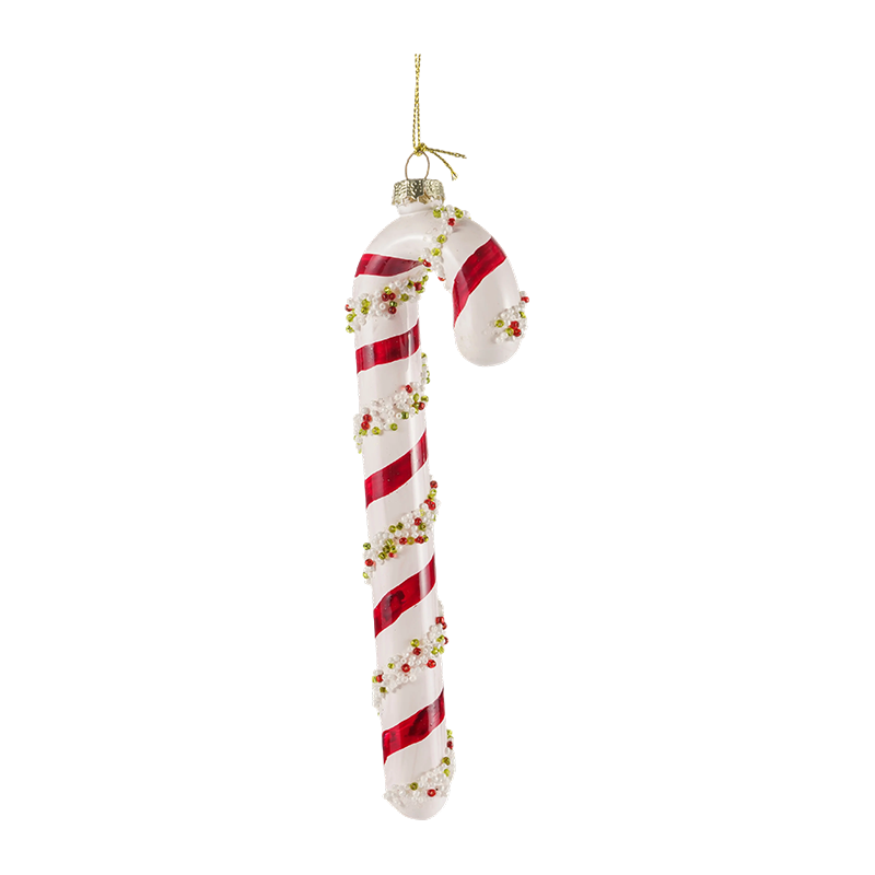 Christmas Ornament Vitri Broccoli / Candy Cane / Globe cum Cervi Shape