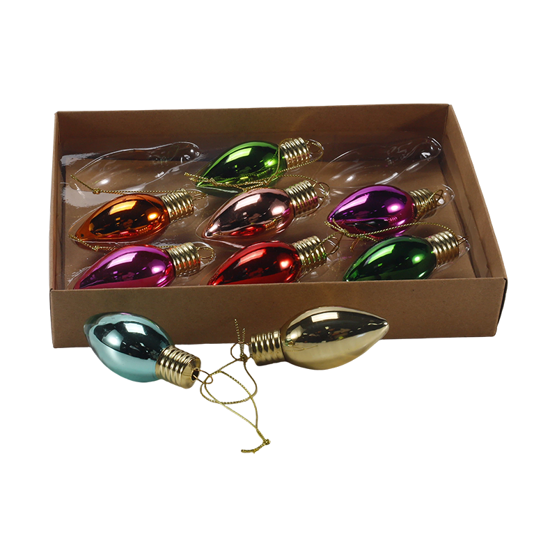 Class aptent vitreum ornamentum Set (Colorful bulbi figura)