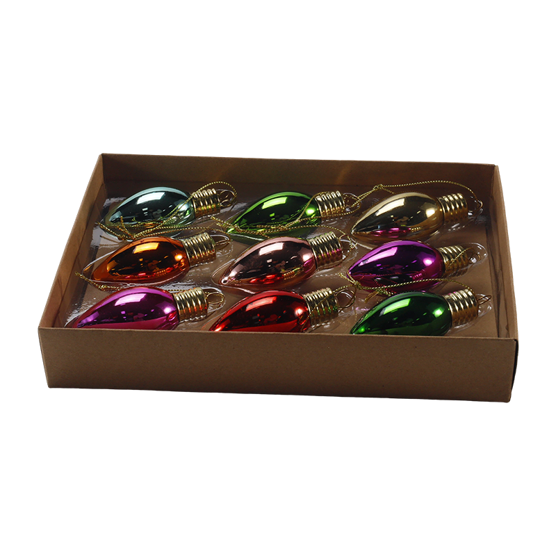Class aptent vitreum ornamentum Set (Colorful bulbi figura)