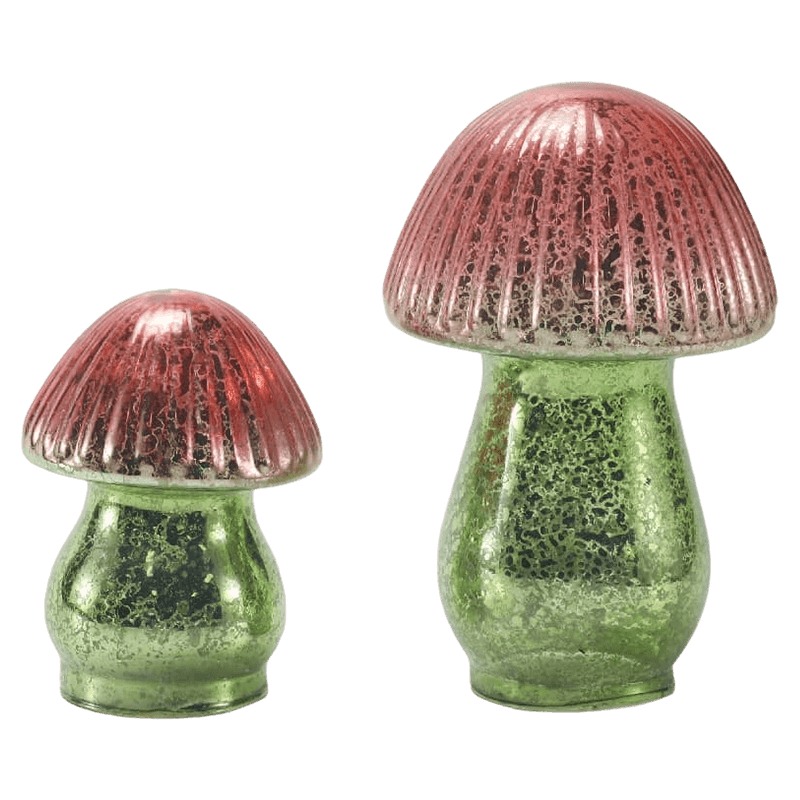 Red-Green Gradiente ribbed rhoncus Mercurius Vitri Fungorum Ornamentum duxit ornamentum