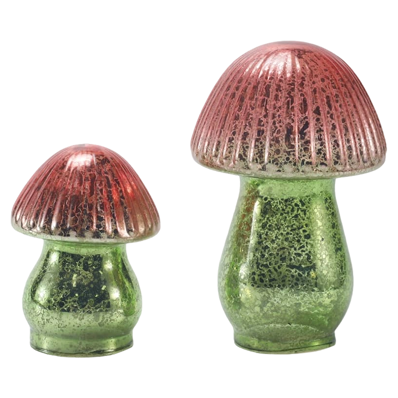 Red-Green Gradiente ribbed rhoncus Mercurius Vitri Fungorum Ornamentum duxit ornamentum
