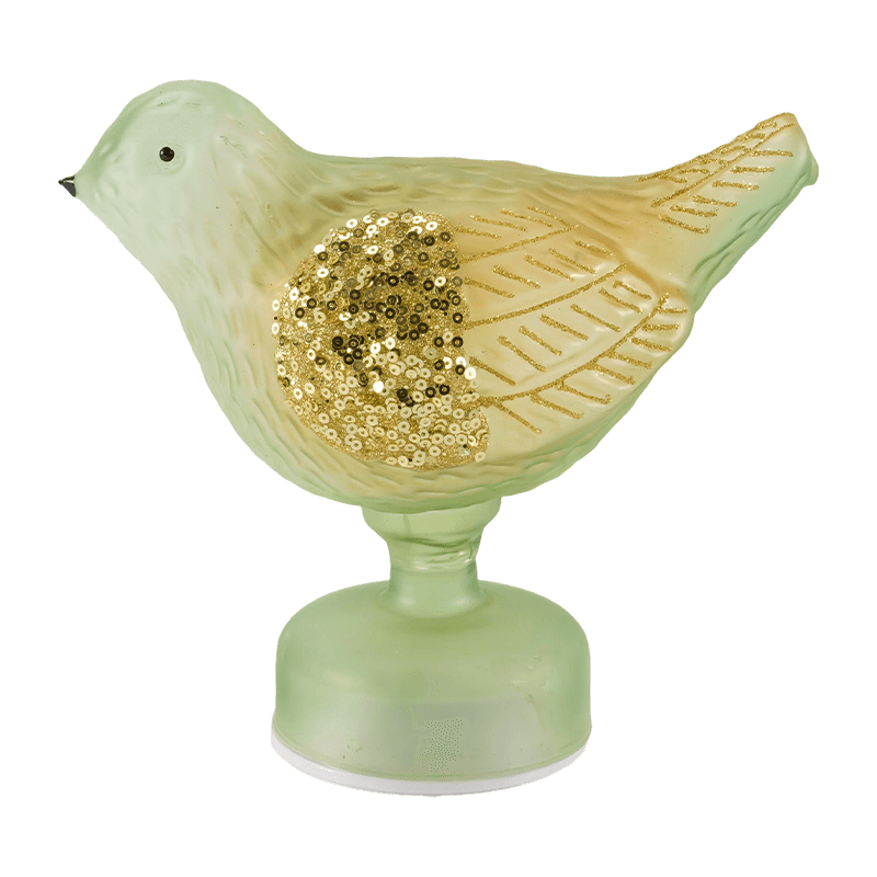 Glitter/Sequin Decorative Bird Tabletop Light (with LED)