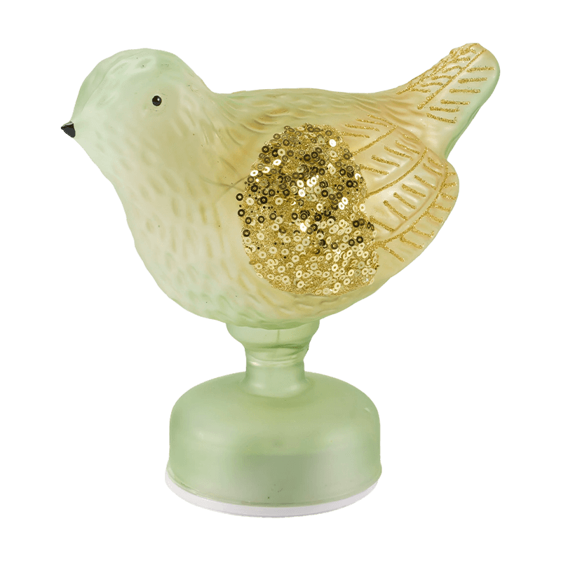 Glitter/Sequin Decorative Bird Tabletop Light (with LED)