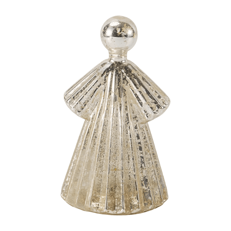 Mercurius vitreus Angelus Figurine / Frosted/Glitter Bell Decor vitreus (DUXERIT)