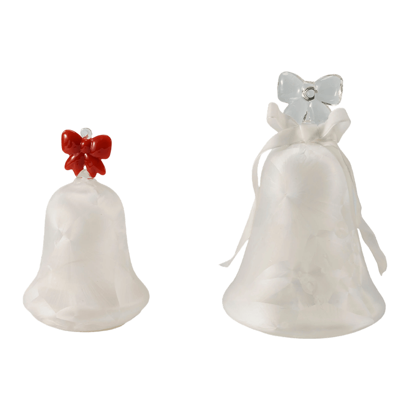Mercurius vitreus Angelus Figurine / Frosted/Glitter Bell Decor vitreus (DUXERIT)