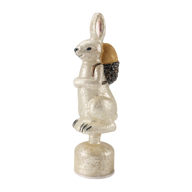 Vindemiatio Mercurius Glass Rabbit Figurine
