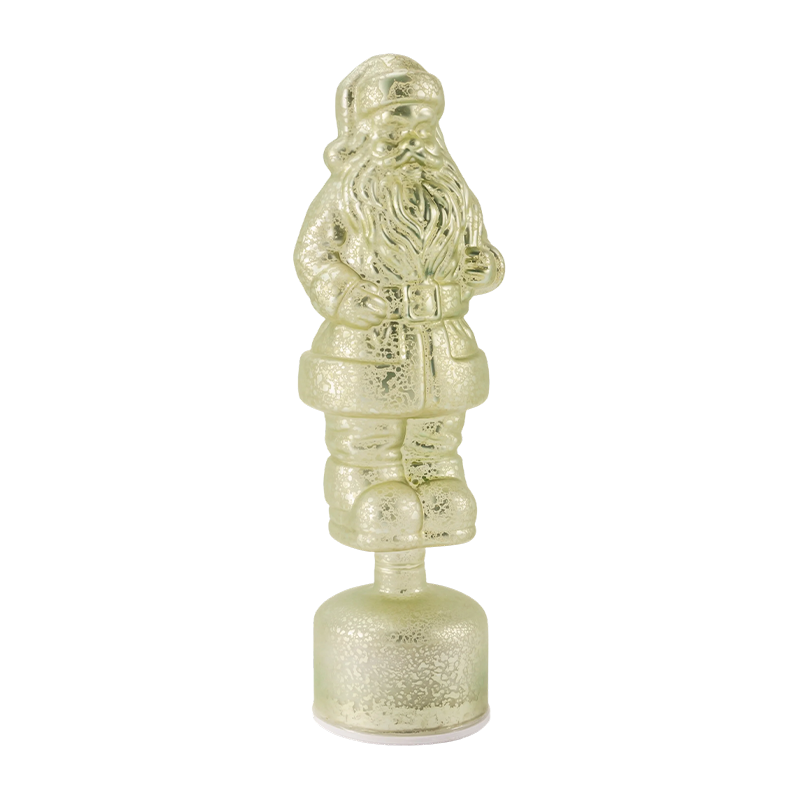 Mercurius Vitreus Vitreus Santa Claus Figurine (Red / Argentea / Lux Green Finis)