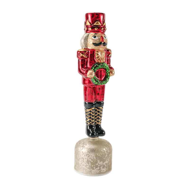 Nabu Mercurius Glass Nutcracker Figurine (Red Finish)