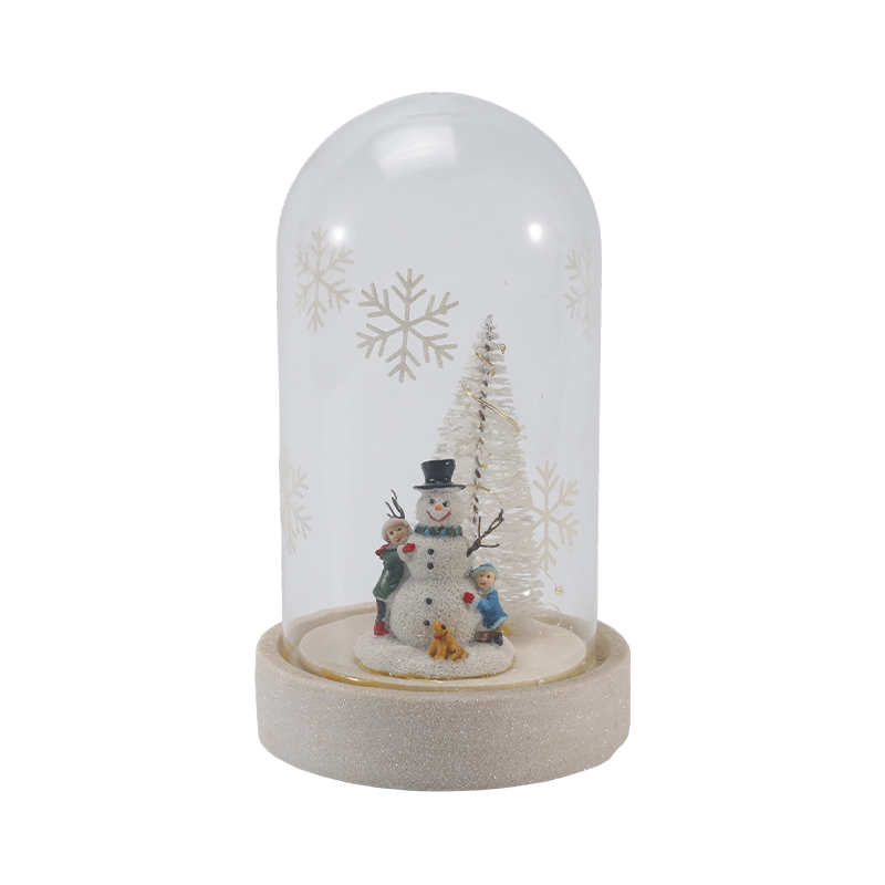 Festiva Vitri Cloche & Bottle Light (Snowman Scene / Pine Berry / Arbor Nativitatis Styles)