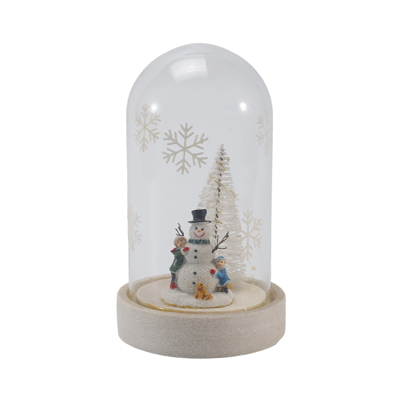Festiva Vitri Cloche & Bottle Light (Snowman Scene / Pine Berry / Arbor Nativitatis Styles)