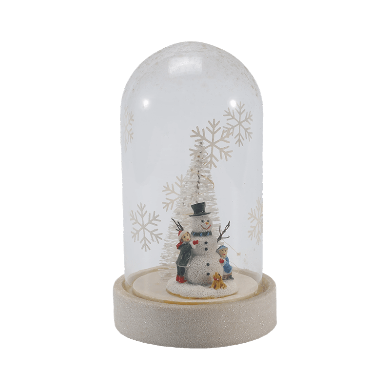 Festiva Vitri Cloche & Bottle Light (Snowman Scene / Pine Berry / Arbor Nativitatis Styles)