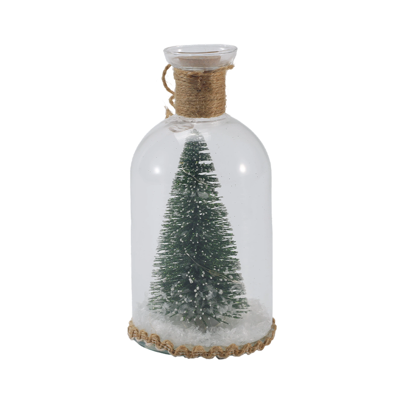 Festiva Vitri Cloche & Bottle Light (Snowman Scene / Pine Berry / Arbor Nativitatis Styles)