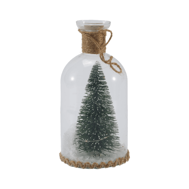 Festiva Vitri Cloche & Bottle Light (Snowman Scene / Pine Berry / Arbor Nativitatis Styles)