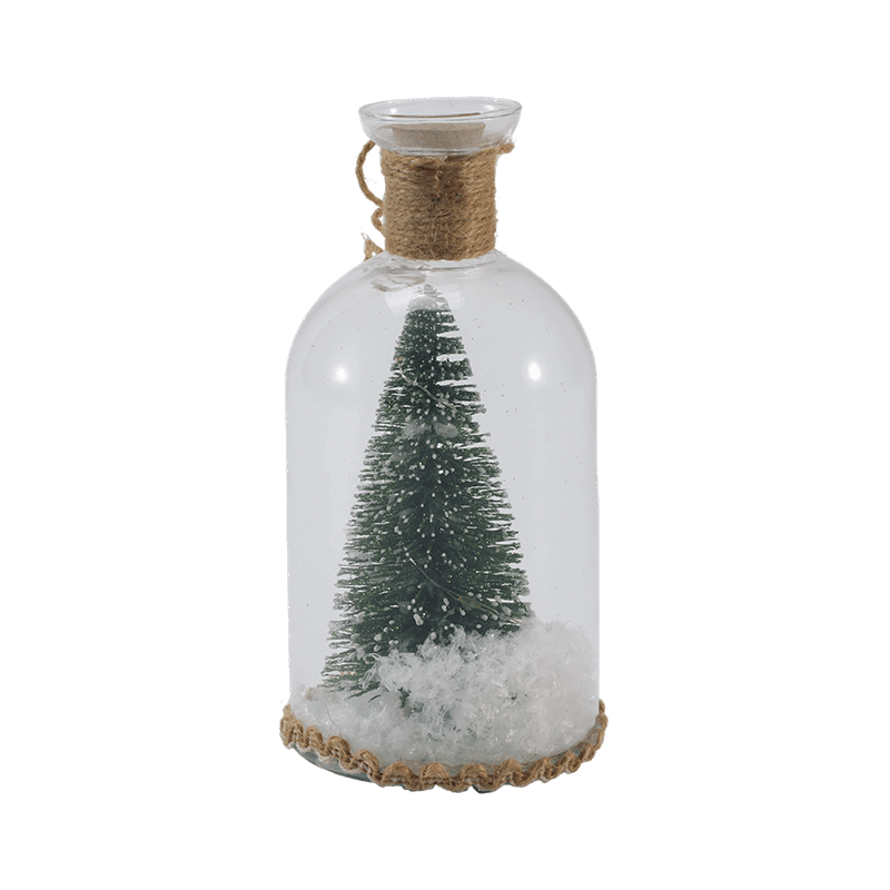Festiva Vitri Cloche & Bottle Light (Snowman Scene / Pine Berry / Arbor Nativitatis Styles)