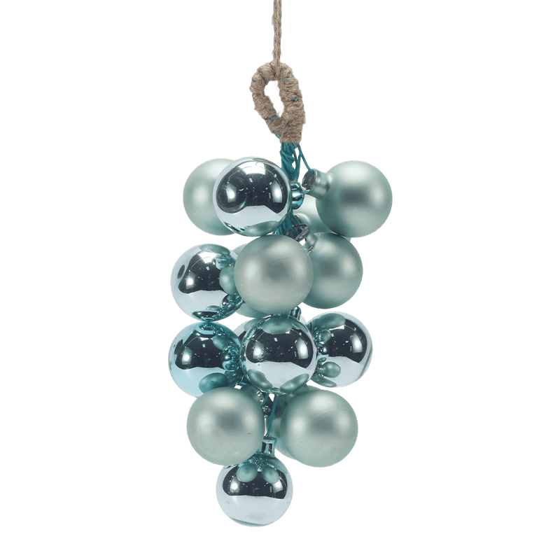 Uva Cluster Glass Christmas Ornament