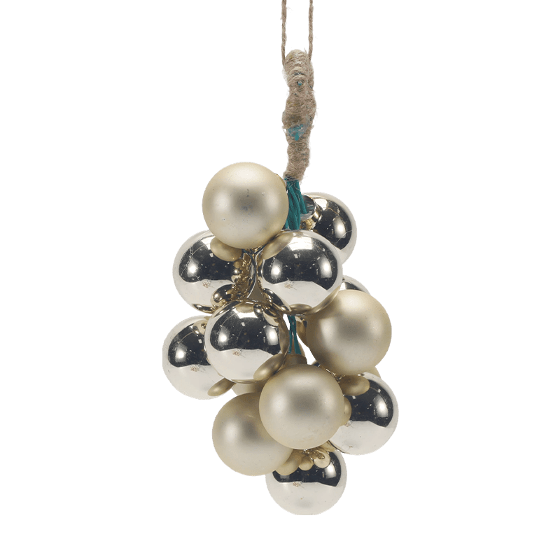 Uva Cluster Glass Christmas Ornament