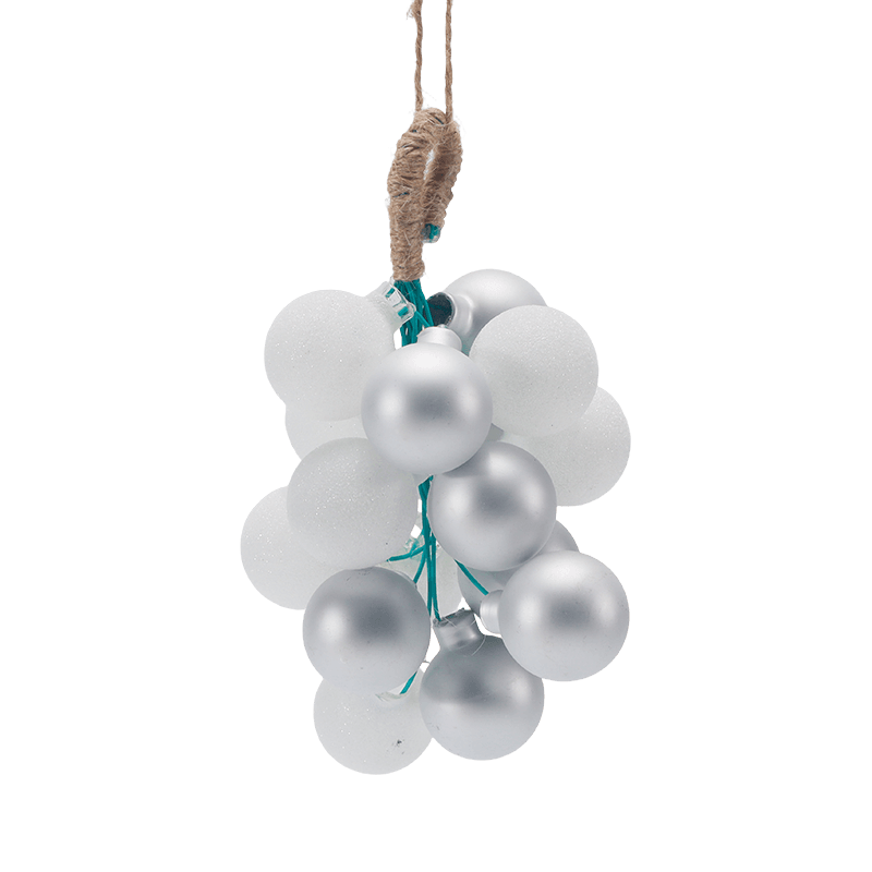 Uva Cluster Glass Christmas Ornament