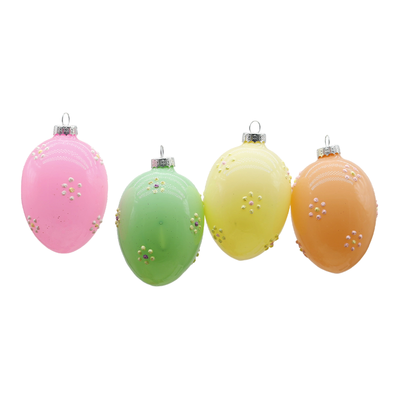 6 * 8cm Vitri Paschae Ovum Decor Set