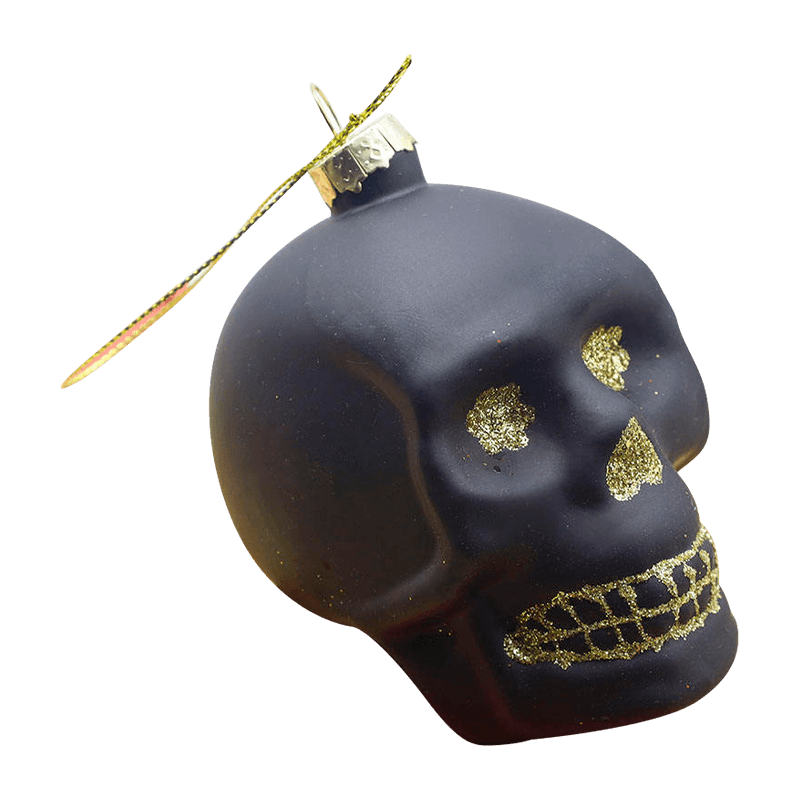 VIII * 9cm Halloween Vitri Calvariae Ornamentum Set