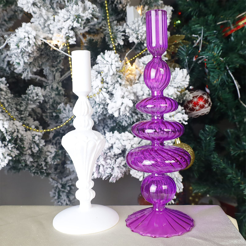18cm Hand-Canite vitreum Candelabrum Mauris pellentesque nulla Tabletop Decor