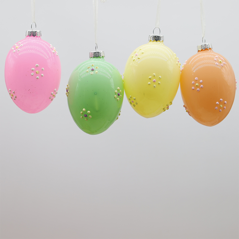 6 * 8cm Vitri Paschae Ovum Decor Set